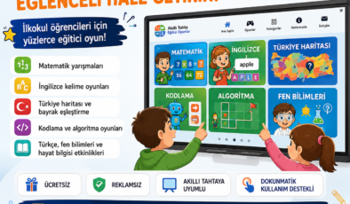 Akıllı Tahta İçin Ücretsiz Eğitici Oyun Platformu Yayında: Öğrenciler Dersleri Oyunla Öğreniyor