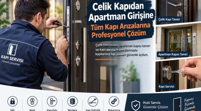 Güvenliğin İlk Adımı: Çelik Kapı ve Apartman Kapısı Tamiri