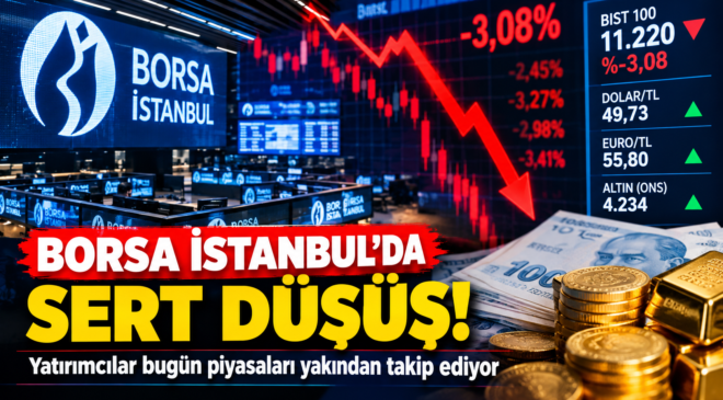 Borsa İstanbul’da Sert Düşüş!