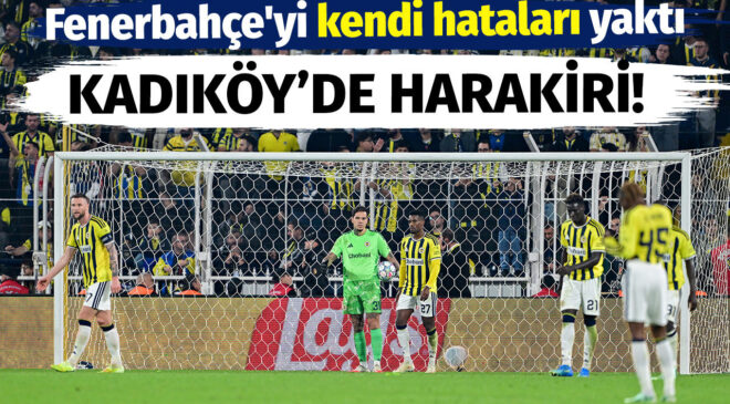 Fenerbahçe Elindeki Maçı Verdi
